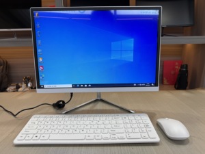 Computadoras todo en uno 22 23,8 24 27 pulgadas I3 I5 I7 Pc de oficina Todo en uno Sistema Win 10 Computadora PC todo en uno para la escuela