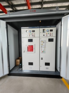 Transformador exterior compacto Tipo caja Subestación Distribución de energía 200V 415V 380V Salida completa 50Hz Frecuencia 35KV Entrada - Product Image 2