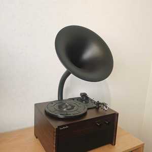厂家直销复古留声机交流100伏-240伏输入转盘风格蓝牙/USB连接乙烯基音频视频配件 - Product Image 4