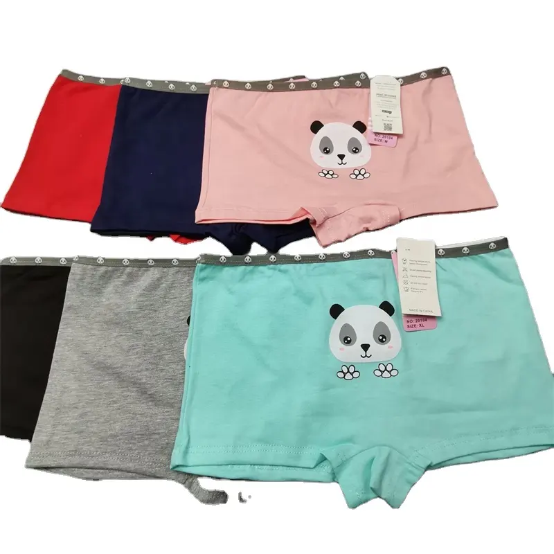 Lyklyk — Boxer en coton imprimé, culotte taille basse pour femmes, promo