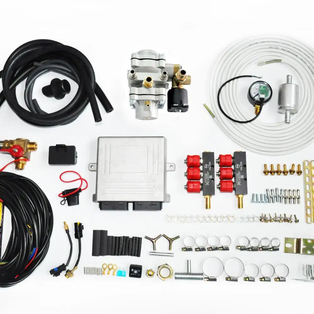 GNC Gas para auto GNC de 6 cilindros kits de conversión de inyección electrónica Bluetooth para coche