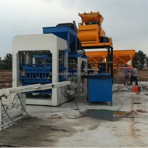Máquina para hacer bloques de ladrillos de cemento de enclavamiento 6-15 para construir con precio de arena en el motor de Guatemala como componente central - Product Image 1