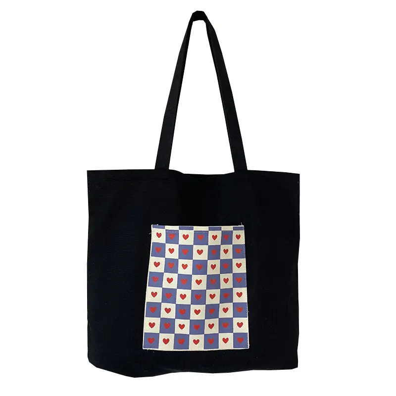 Перерабатываемая сумка для покупок Холщовая Сумка с принтом логотипа Холщовая Сумка с карманом и застежкой-молнией Хлопковая Сумка на заказ