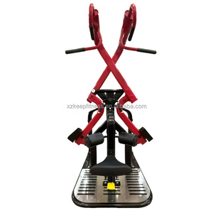 Profesyonel en iyi çok fonksiyonlu spor ekipmanları tam Set ürün Lat Pulldown makinesi plaka yüklü makineleri spor salonu için - Product Image 1