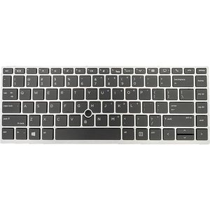 Elitebook 730 G5 735 G5 735 G6 830 G5 830 G6 836 G5 İçin İşaretçi ve Çerçeveli Laptop Klavyesi, Dahili Laptop Klavyesi - Product Image 5
