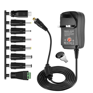 Özelleştirme 3-12V ayarlanabilir güç kaynağı 30W izleme çok fonksiyonlu adaptör güç kablosu uzatma kablosu 8 kafaları - Product Image 4