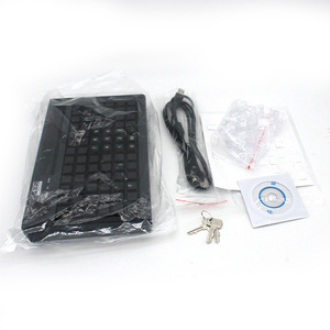 Kb78/60/50ミニキーオプションの磁気ストライプカードリーダーPosシステムを備えたプログラム可能なUsbキーボード - Product Image 1