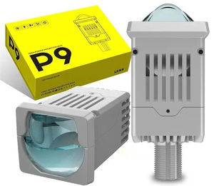 P9ハイビームロービームカービル120w/セット6000k12000lmヘッドライトレンズバイLEDプロジェクター車のヘッドライト用