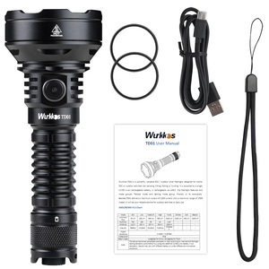 Wurkkos Td01 Mạnh Mẽ Dài Ném 1039M Chiến Thuật Ngọn Đuốc Ipx8 2200lm Có Thể Sạc Lại <span class=keywords><strong>LED</strong></span> Đèn Pin Với Công Tắc Kép - Product Image 1