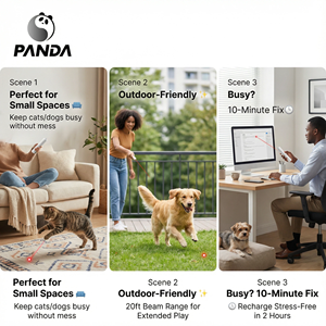 Puntatore USB Ricaricabile, Giocattolo Interattivo con Luce Rossa, Penna <span class=keywords><strong>Laser</strong></span> per Gatti, Gioco di Addestramento per Felini - Product Image 4