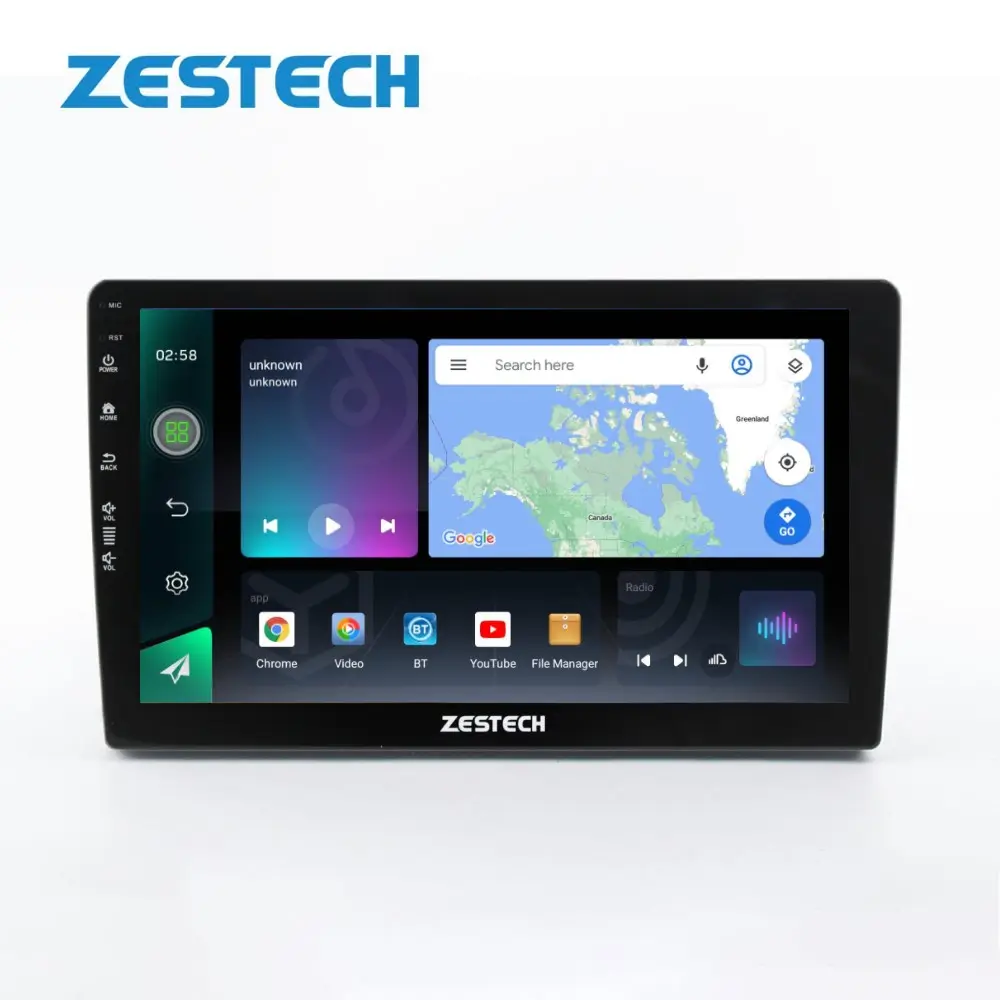 ZESTECH 7/9/10 pollici lettore dvd per auto per lettore dvd universale per sistema di navigazione gps per auto con DVR BT TV 3G