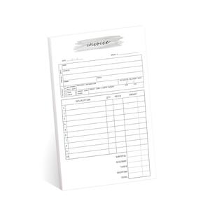 工厂价格收据书定制与发票商业订单收据发票书免费设计 - Product Image 6