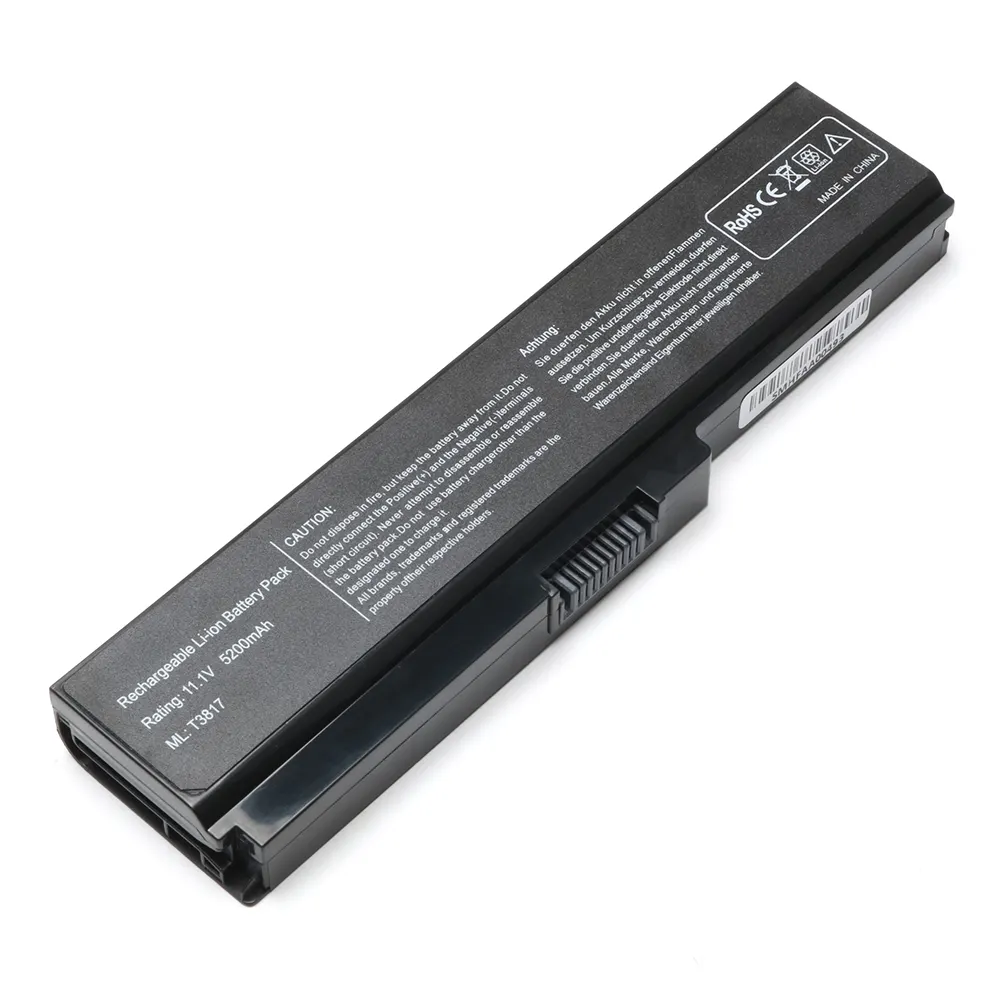 La migliore vendita OEM/ODM 5200mAh 11.1V batteria Del Computer Portatile Per Toshiba PA3818U T3817 57WH PA3819U C600 L700 Notebook batteria