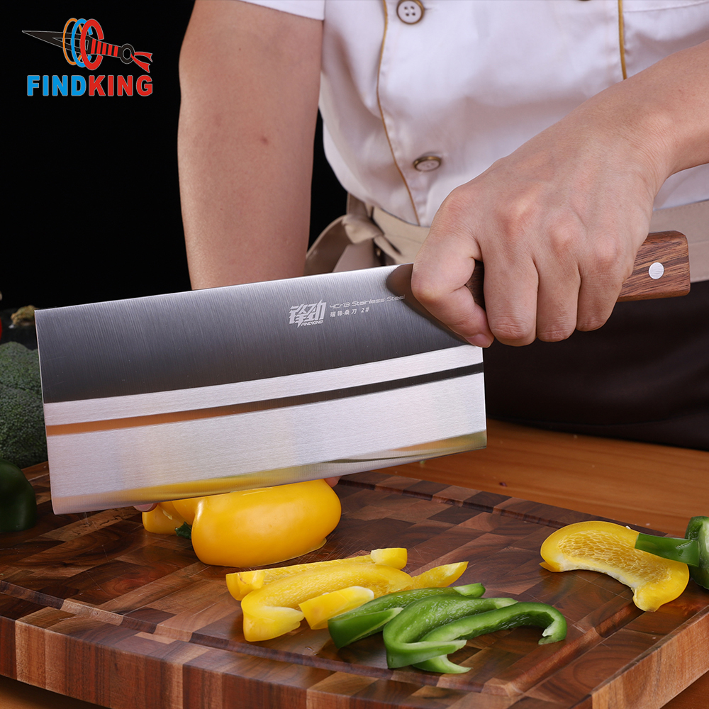 Amazon hot sales stainless steel Chopper Cleaver Knife Custom classic Kitchen Chef Butchers Cleaver