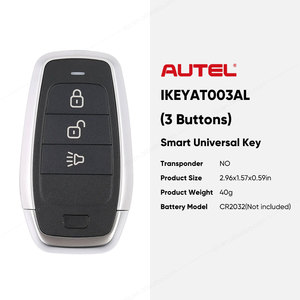 Autel IKEYAT003AL IKEY 3 Buttons Smart Universal <strong>Key</strong> Used with Altra Car <strong>Key</strong> Programming Copy Machine KM100 IM508S IM608S II PRO - Product Image 2