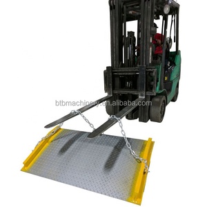 Equipo de muelle de carga Camión de acero resistente Tableros de muelle de carga Rampa con mango Tablero de muelle de acero - Product Image 5