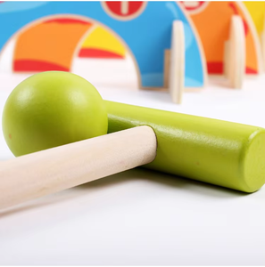 Montessori mầm non giáo dục mini quả bóng golf trong nhà tập thể dục croquet cho trẻ em mục tiêu bóng thể thao & Giải trí sản phẩm - Product Image 5