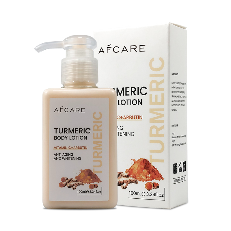 Lotion pour le corps au curcuma
