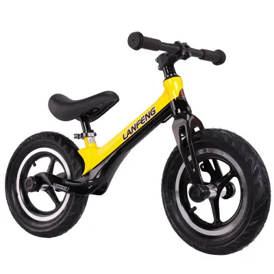 Custom Carbon Fiber Baby Glijdende Balans Fiets Push Bike / Mini 12 Inch Geen Pedaal Kids Running Balans Fiets Voor 2-5 Jaar Kind