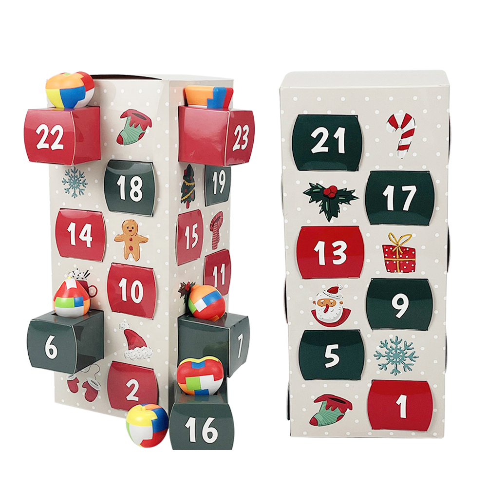 Calendrier de l'Avent bonbons chocolat enfants-24 jours