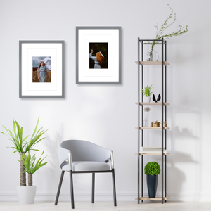 11x14 Picture <strong>Frame</strong> 8x10 with Mat or 11x14 Without Mat Minimalist Style Photo <strong>Frame</strong> with Grey for Wall Mounting Display - Product Image 3