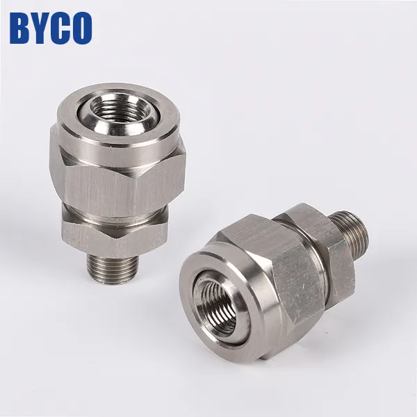 BYCO 36275 45 도 1/4 스테인리스 조정가능한 회전대 공 합동