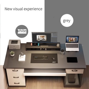 Escritorio JIUYI para ordenador de escritorio con cajones para aprender a escribir en casa y muebles de oficina. Escritorio de escritorio grande - Product Image 3