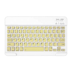 Teclado inalámbrico portátil a buen precio, combinación de teclado y ratón coloridos para iPad, PC, tableta, teléfono portátil - Product Image 1