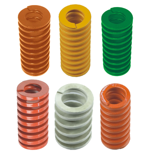 Nhà sản xuất Tùy chỉnh màu đỏ trung tải cuộn dây lò xo van dầu nóng dây lò xo cho khuôn ép nhựa - Product Image 3