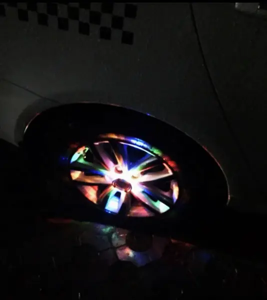 Válvula de pneu de carro, luz led multicolorida para roda de sobrancelha com 12v-24v