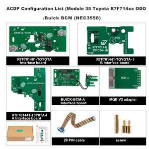 Yanhua MINI acdp โมดูล ACDP-2 35 Module35สำหรับ T-Oy-O-TA R7F714xx odo/buick BCM (NEC3558) - Product Image 1
