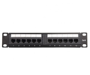 12/24/48 puertos Utp Cat6a/Cat6/Cat5e Rj45 Ethernet Patch Panel para Cable Manager Dual IDC 1U Frame - Product Image 2