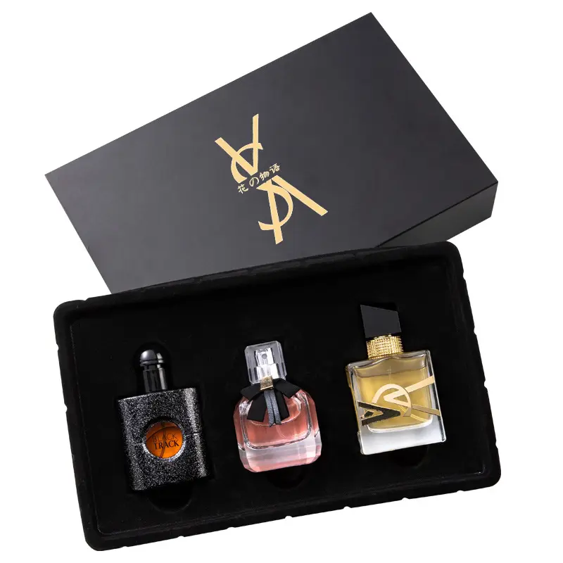 3pcs Set Private Label Perfume das Mulheres Atacado Original Long-Lasting Luxcy Gift Box Set Perfume Para As Mulheres