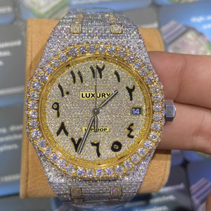 Hochwertige Iced Out VVS Moissan ite Diamant uhr Pass Diamond Tester Luxus automatische mechanische Uhren