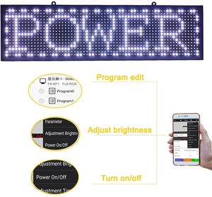 P10 1w 1r 1b 1y modulo Display a Led per esterni Display di benvenuto singolo colore P10 Retail Store Scroll Text Screen modulo LED - Product Image 6