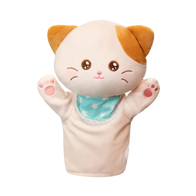 Need manufacture to produce my doll puppets hand cat bear puppets hand animals 1pcs moq custom made puppet