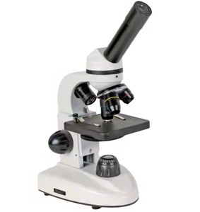 Microscopio óptico biológico monocular con fuente de luz halógena LED 1600X, binocular trinocular 400x para aumento de laboratorio - Product Image 2