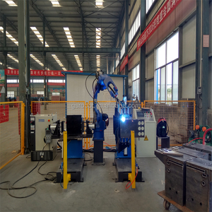 Automatic <strong>6</strong>-<strong>axis</strong> <strong>Welding</strong> <strong>Robot</strong> Controls the Positioner with a Load of 300kg-5T to Achieve Accurate <strong>Welding</strong> of Workpieces