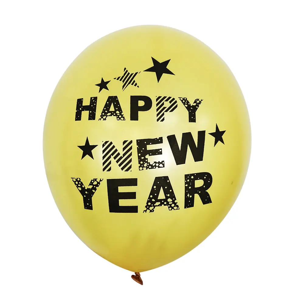 Chinesische Frohes Neues Jahr drucken Ballon Eve Party liefert Dekoration Latex Metallic gedruckt Logo benutzer definierte Luftballons