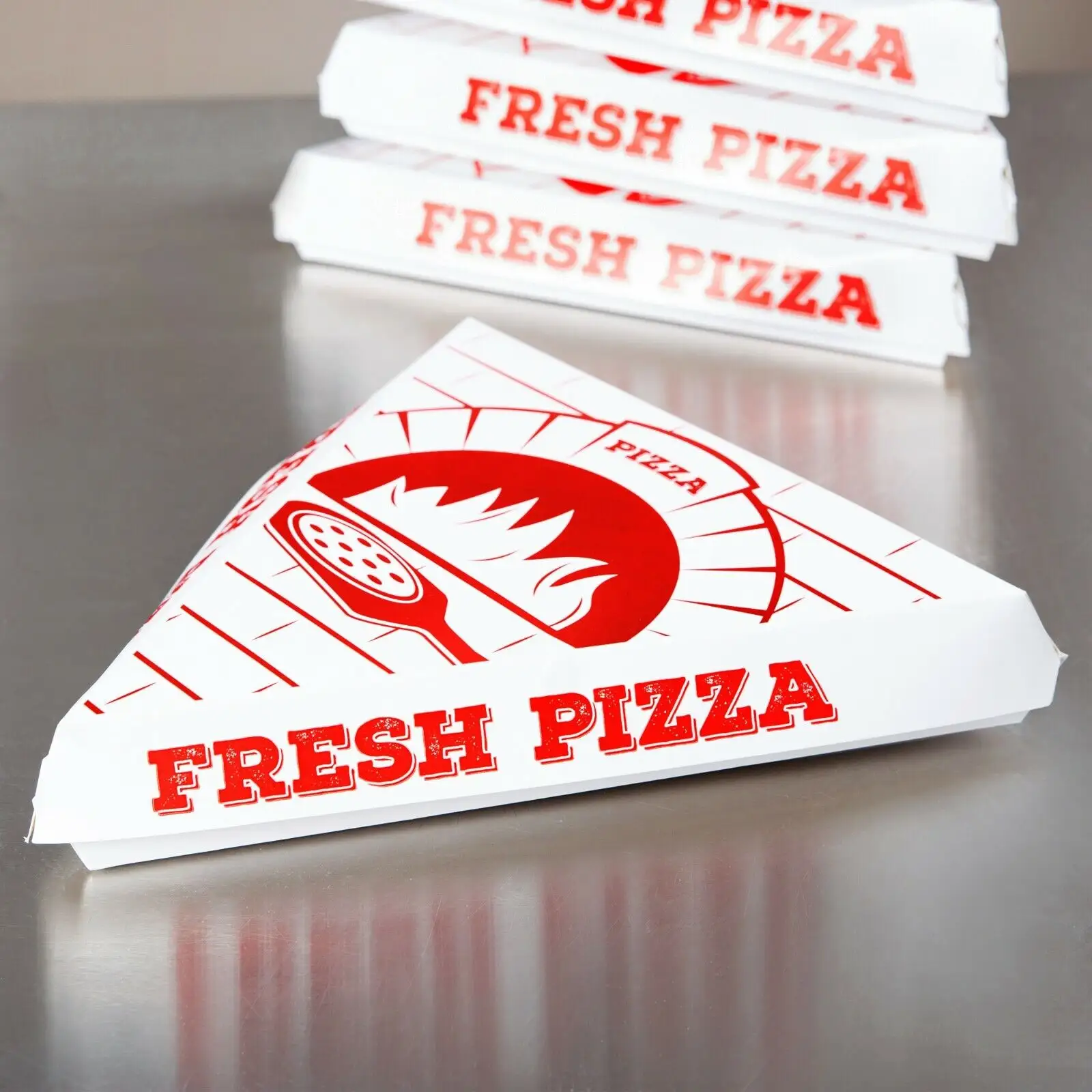 Boîte à Pizza en carton Kraft bon marché, emballage en carton