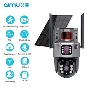 V380专业无线网络4G sim卡户外太阳能闭路电视Ptz摄像机无线全景户外圆顶安全太阳能摄像机Ai闭路电视网络摄像机 - Product Image 2