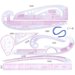 Bộ Sưu Tập Lớn Quần Áo Các Bộ Phận Máy Trang Phục Cai Trị Tấm Tay Áo Lồng Đặt Thước Thước Đường Cong Tam Giác Chắp Vá Cai Trị - Product Image 1