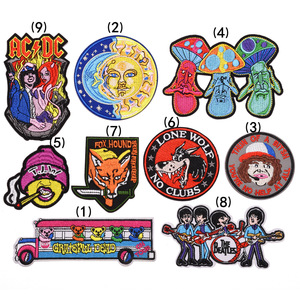 カスタムレターパッチヴィンテージ刺Embroideryバンドネームパッチ - Product Image 6