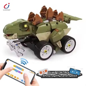 Chengji Kinder Intelligente RC-Programmierung Stegosaurus Diy Montage Block Dinosaurier Fern gesteuertes Auto - Product Image 2