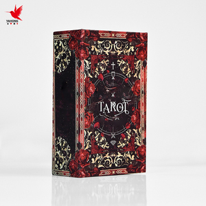 Çevre dostu özel baskılı Tarot güverte dayanıklı altın folyo Divination okuma Pract için rehber kağıt malzeme ile Set için - Product Image 2