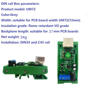 Módulo de servidor de puerto serie ET69C02, convertidor de TCP/IP de red Ethernet RS485 a Servidor de cliente UDP TCP Modbus Master Slave - Product Image 6