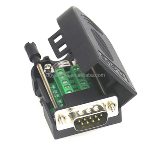 ขายส่ง D-SUB RS232 DB9ขาหญิงสัญญาณขั้วฝ่าวงล้อมเชื่อมต่อที่มีฝาครอบพลาสติกสกรูอ่อนนุช - Product Image 2