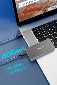 OSCOO New Style SSDケースサポートM.2 NVME <span class=keywords><strong>4</strong></span>テラバイトSSDをコンピューター外付けハードドライブssdエンクロージャーに使用 - Product Image 3