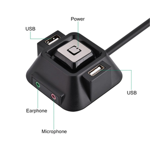 PC Desktop Wired Power <strong>Controller</strong> ON/OFF Reset HDD Button Switch <strong>Computer</strong> Accessory - Product Image 3