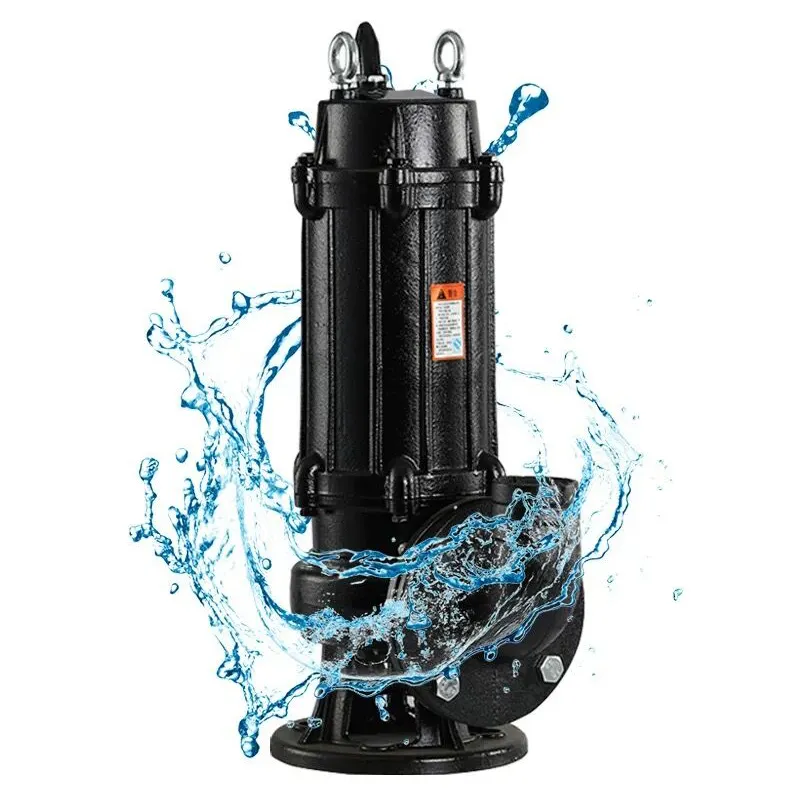 Non-colmatage sale vidange des eaux usées boue centrifuge Submersible Cutter broyeur minière pompe à eaux usées